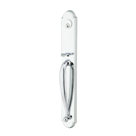 Emtek Bright Chrome Handleset, 4314ATNUS26RH 4314ATNUS26RH